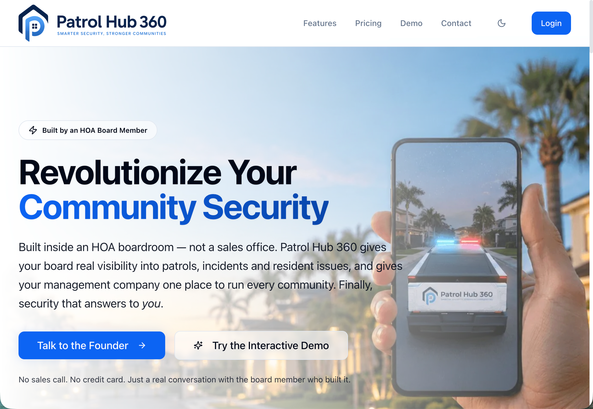 Patrol Hub 360 — community security app
